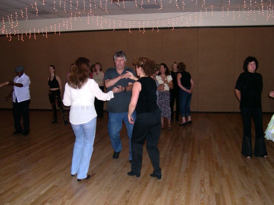 Ed has two women at once for his birthday dance!